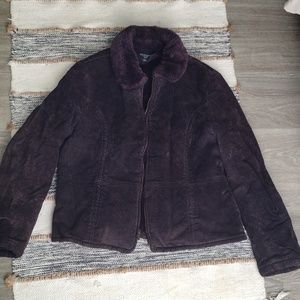 Sonoma Choc BrownSuede Coat L.
